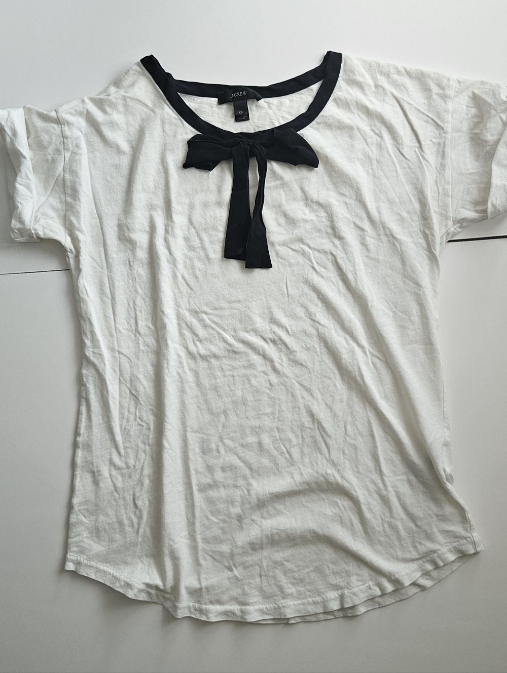 JCrew Bow Tshirt Womens